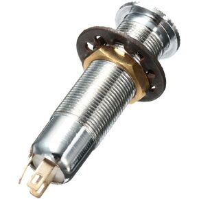 1 Pack 44.5 * 16MM Copper Guitar Jack Mono Active Barrel Jack Socket Input&Output For Electric Guitar Bass Accessory in Kuwait