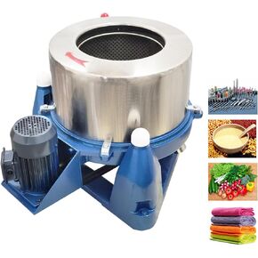 55LBs Industrial Centrifugal Dehydrator 960rpm Stainless Steel Solid-Liquid Separator for Biomass Oil Extraction, Metal Parts Drying, Textile & Hardware Dehydration 220V-3PH in Kuwait