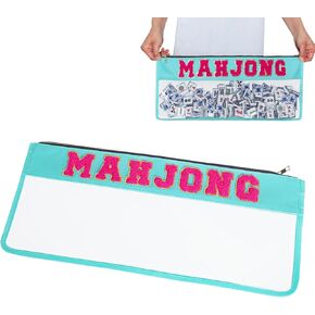 Empty Mahjong Bag, Mahjong Case for American Mahjong Set (Case Only, Blue) in Saudi Arabia