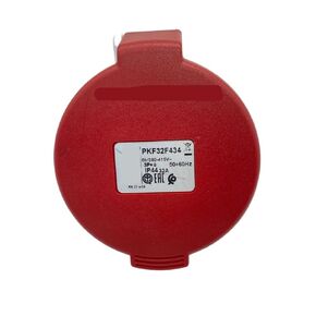 مقبس صناعي PKF16G434، 380.415 فولت، 16 أمبير، 3P+E، IP44، أحمر in Kuwait