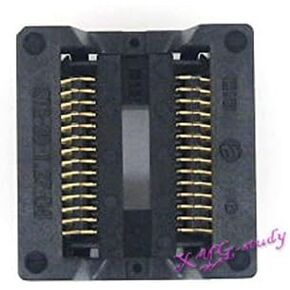 OTS-28-1.27-04 Pitch 1.27mm Width 7.5mm for SOP28/SO28/SOIC28 Package IC MCU Test Burn-in Programming Adapter Socket Enplas @XYG in Saudi Arabia