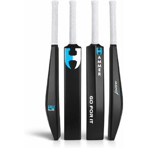 Jaspo Hammer Heavy Duty Plastic Cricket Bat,Full Size (34" X 4.5"inches) Premium Bat for All Age Groups – Kids/Boys/Girls/Adults (Hammer(BAT ONLY)) in Kuwait