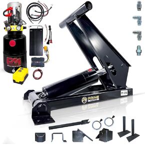 رافعة مقصية للمقطورة القلابة الهيدروليكية 11 طن (PF-616-6-K)، طقم تفريغ لشاحنة البيك أب (22,000 رطل) طقم سرير تفريغ الرفع مع مضخة هيدروليكية 12VDC | مجموعة قياسية كاملة | مناسبة لشاحنات المقطورة in Kuwait