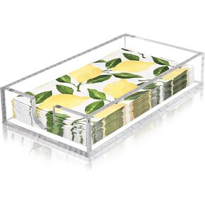 Napkin Holder, Acrylic Napkin Holder for Table Clear Hand Towel Holder for Bathroom 9x5x1.8 Inch Napkin Tray for Kitchen Dinner Hotel, Acrylic Tray for Paper Napkin, Bathroom Accessories in Saudi Arabia