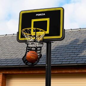 FORZA Basketball Shot Returner | نظام إرجاع الكرة بزاوية 180 درجة لتدريبات التصويب السريعة - تجميع سهل للأزرار - متوافق مع جميع أطواق كرة السلة - تصميم متين ومقاوم للعوامل الجوية in Kuwait
