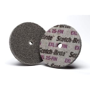 Scotch-Brite EXL Unitized Wheel, 3 in x 1/4 in x 1/4 in 2S FIN, 40 per case in Kuwait