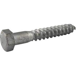 1/2" x 8" (25 Pack) Galvanized Lag Screw Pack Grade A - Hot Dip Galvanized for Exterior Use - by Fastener Depot, LLC in Saudi Arabia