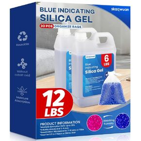 2 رطل من الخرز المجفف من جل السيليكا باللون البرتقالي، معيار الصناعة 3-5 مم مجفف قابل لإعادة الاستخدام، للوحات مجوهرات الكاميرا الإلكترونية للطابعة ثلاثية الأبعاد (10 قطع من حقيبة الأورجانزا) in Kuwait