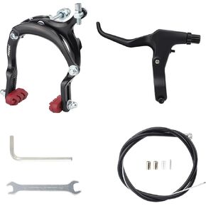 Bike Brake Set Front Caliper Brake Aluminum Alloy Left Brake Lever with Brake Cable for Mountain Bike BMX Cruiser Bike in Kuwait