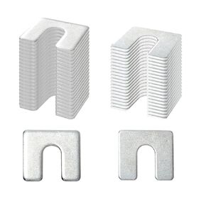 40Pcs Auto Body Fender Alignment Shim 1/16" and 1/8" Thick, 1-1/4" Wide, 3/8" Slot Automotive Alignment Shim Assortment Kit in Kuwait