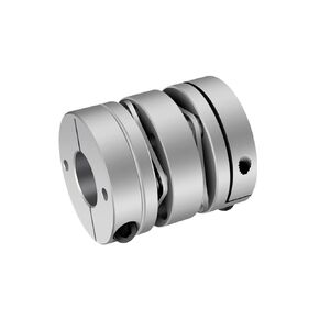 سبائك الألومنيوم D20L26 مزدوج الحجاب الحاجز اقتران موصل مرن D20mm L26mm الكرة اللولبية خطوة محرك سيرفو التشفير الكمبيوتر (6.35x6.35) in Kuwait