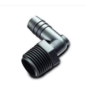 1/8 "NPT x 3/16" خرطوم معرف أسود HDPE الكوع 62029 in Kuwait