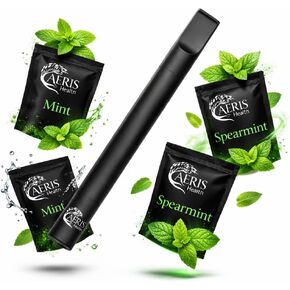 جهاز الاستنشاق الذي لا يدخن | جهاز هواء منكه مزود بـ 12 مركزًا نباتيًا | نعناع ونعناع | 36 يومًا من الرائحة | محمولة وقابلة لإعادة الاستخدام وغير كهربائية | الهواء النقي البسيط يساعد على الإقلاع عن التدخين in Kuwait