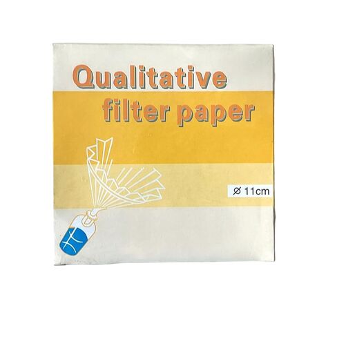 2 Pack 11cm 10-15μm Qualitative Filter Paper OD=110mm Slow Speed 200 Sheet/Lot in Kuwait