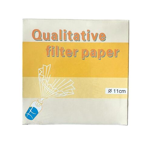 2 Pack 11cm 10-15μm Qualitative Filter Paper OD=110mm Slow Speed 200 Sheet/Lot in Kuwait