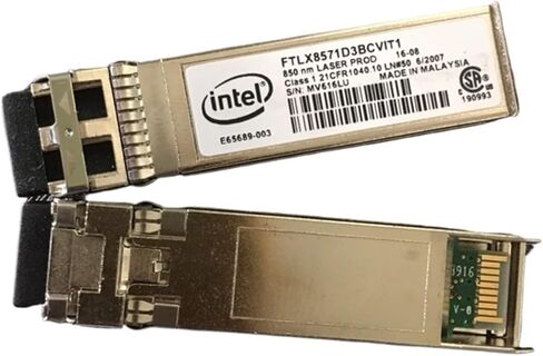 FTLX8571D3BCVIT1 E10GSFPSR SFP + 10G وحدة بصرية متعددة الأوضاع، 10 جيجابايت مسافة 300 متر in Saudi Arabia