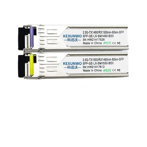 2.5g Gigabit Single-Mode Single Fiber 80km Optical Module SFP-GE-BIDI Compatible with H3C in Kuwait