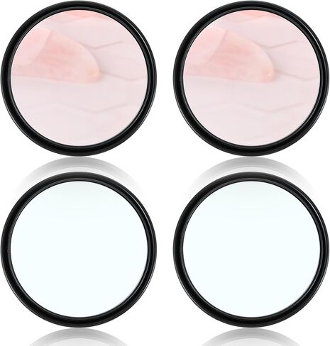 4Pack Office Desk Mirror, Adjustable Desk Mirror Office Cubicle, 2"Stick-On Monitor Mirrors to See Behind You in Saudi Arabia