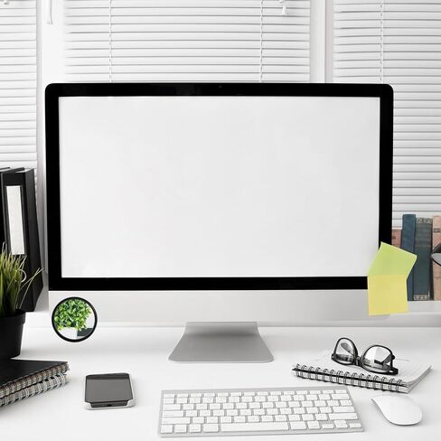 4Pack Office Desk Mirror, Adjustable Desk Mirror Office Cubicle, 2"Stick-On Monitor Mirrors to See Behind You in Saudi Arabia