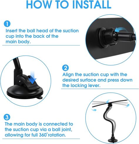 Cubicle Mirror to See Behind You – Adjustable Monitor Rear View Mirror for Office Desk, Personal Security & Privacy, Fits PC Monitors or Cubicle Walls in Kuwait