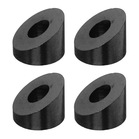 4pcs Stainless Steel Beveled Washers Wire Rope Cable Railing Accessories for Metal Stair Railing and Deck Post Base Outdoor Fence Hardware in Kuwait