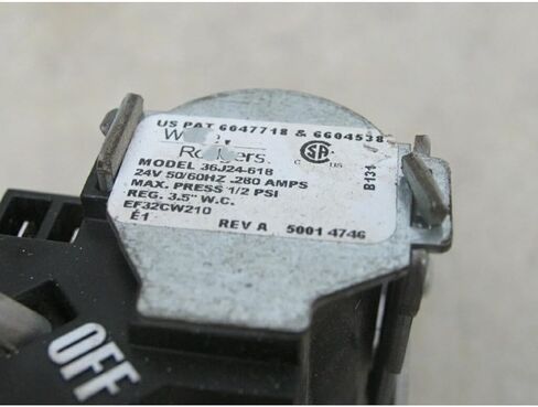 Replacement for White Rodgers GEMINI 36J24 618 Furnace Gas Valve EF32CW210#used # Tested in Kuwait