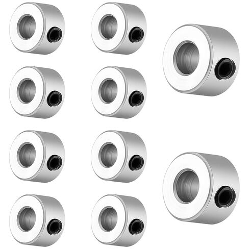 10PCS Set Screw Collars 4.05mm Bore Shaft Collars, Landing Gear Stopper Wheel Collar for Automotive Machinery Tools Home Improvement Landing Gear Stopper Wheel Collar (9mm OD, 5mm Width) in Kuwait