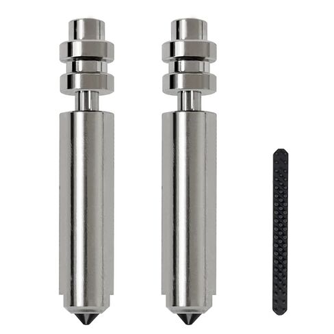 قطعتان من فوهات Kobra X 0.4 مم Hotend مجموعات الطارد المجمعة للطابعة ثلاثية الأبعاد - لاستبدال Anycubic Kobra X جميع الأطراف المعدنية الساخنة/رأس الطباعة مع فوهة مدمجة، قطعة واحدة من فرشاة الفوهة وأطراف فولاذية صلبة in Kuwait