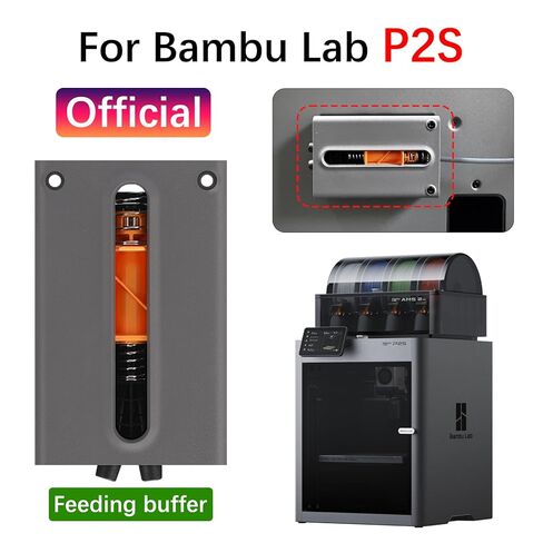Original Bamboo P2S Feed Buffer, Filament Buffer Replacement for Bambu Lab P2S 3D Printer Accessories,Reduces Tension Fluctuations During The Feeding Process, Ensures Smooth Filament Feeding in Kuwait
