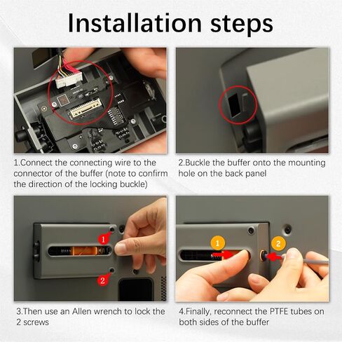 Original Bamboo P2S Feed Buffer, Filament Buffer Replacement for Bambu Lab P2S 3D Printer Accessories,Reduces Tension Fluctuations During The Feeding Process, Ensures Smooth Filament Feeding in Kuwait