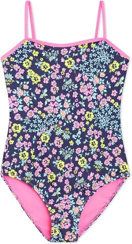 Eddie Bauer Girls' UPF 50+ Scoop-Neck Stretchable One-Piece Swimsuit in Saudi Arabia