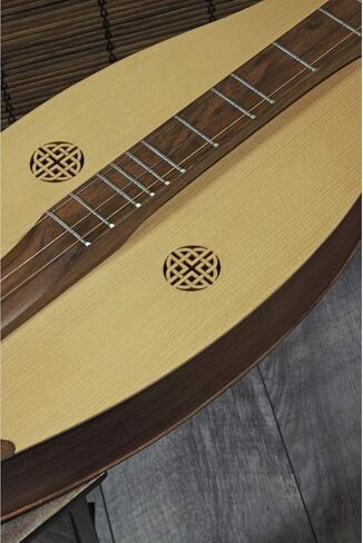 Includes: Dulcimer 4-String Vaulted Spruce Knotwork, Walnut + Snark Clip-On Chromatic Tuner in Saudi Arabia