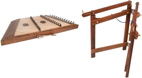 Roosebeck Hammered Dulcimer Package: Pro Quality 12/11 Course Sheesham Hammered Dulcimer W/Hammers + Stand in Kuwait