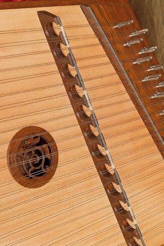 Roosebeck Hammered Dulcimer Package: Pro Quality 12/11 Course Sheesham Hammered Dulcimer W/Hammers + Stand in Kuwait
