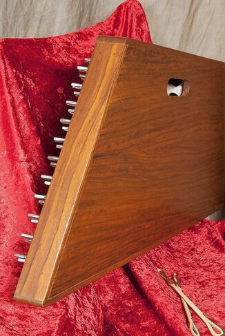 Roosebeck Hammered Dulcimer Package: Pro Quality 12/11 Course Sheesham Hammered Dulcimer W/Hammers + Stand in Kuwait