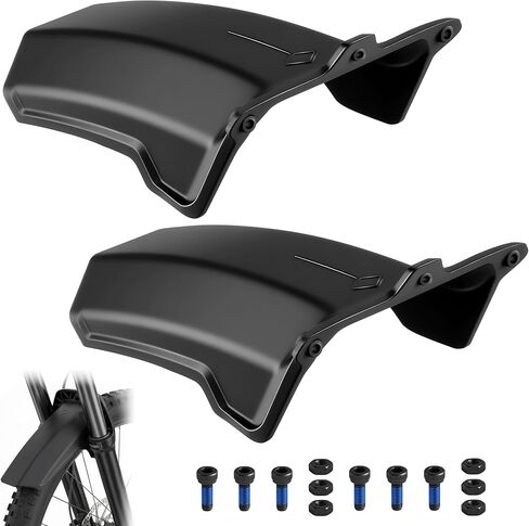Dreyoo 2 Pack Mountain Bike Fenders Compatible with RockShox Zeb/Domain, MTB Mud Guard with Bolt On Design, Durable Protection Against Mud, Water & Trail Debris in Saudi Arabia