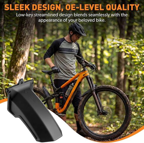 Dreyoo 2 Pack Mountain Bike Fenders Compatible with RockShox Zeb/Domain, MTB Mud Guard with Bolt On Design, Durable Protection Against Mud, Water & Trail Debris in Saudi Arabia