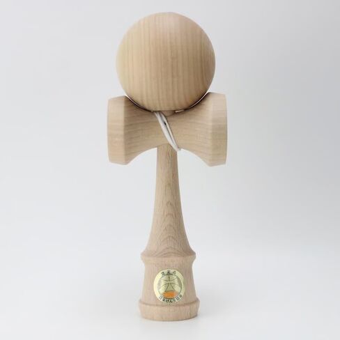 Ozora Kendama من Yamagata Koubou - صنع في اليابان - مادة خشب الزان القوي وشجرة الكرز - للمبتدئين والمحترفين - لون الخشب الطبيعي in Kuwait