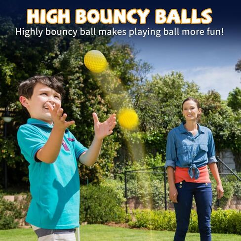 13 قطعة من الكرات اللينة مقاس 12 بوصة لآلات الرمي والتدريب - كرات تدريب الكرة اللينة الإسفنجية عالية الكثافة مع سطح مدمل - آمنة للاستخدام الداخلي/الخارجي للضرب والميدان ومثاقب الضرب in Kuwait