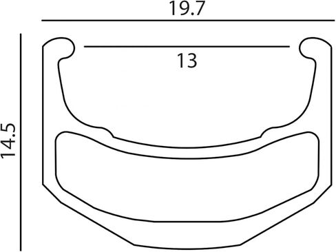 Sun Alloy Rim, 700c, M13 II, Black, 32 Hole in Kuwait