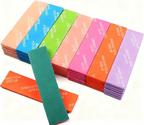 30 قطعة من إسفنجة الصنفرة من IRISFLY للنموذج، أداة نموذج هواية جافة ورطبة مقاومة للماء، مجموعة متنوعة من مكعبات الصنفرة (400,600,800,1000,1200,1500 حبيبة) in Kuwait