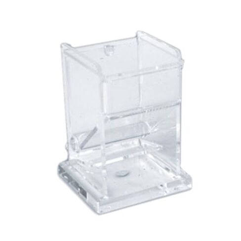 PLSD001 Stir Stick Dispenser, 7-5/8" x 4-1/8" x 5-5/8"H, Rectangular, Easy Lift top, Acrylic, Clear in Kuwait