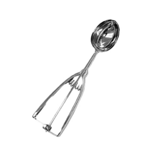 SLDAOVAL Disher, 1-1/2 oz., 1-13/16" x 2-1/2", Oval Bowl, ambidextrous Twin Grip Handle, Spring Release, 18/8 Stainless Steel in Kuwait