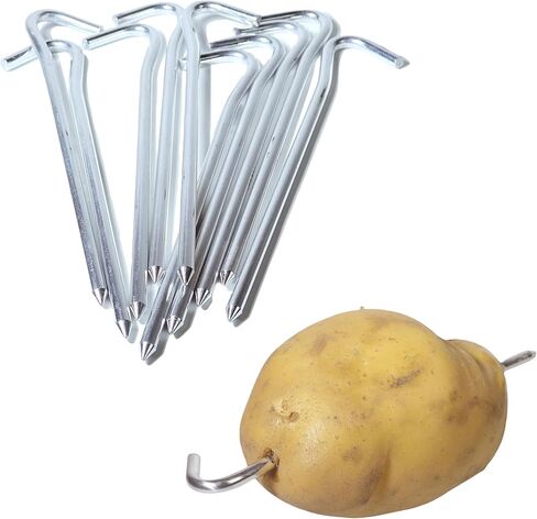 Premium Aluminum Potato Nails for Baking - Pack of 10, Perfect for Even Heat Distribution and Faster Cooking in Kuwait