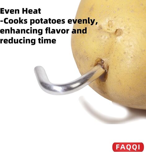 Premium Aluminum Potato Nails for Baking - Pack of 10, Perfect for Even Heat Distribution and Faster Cooking in Kuwait