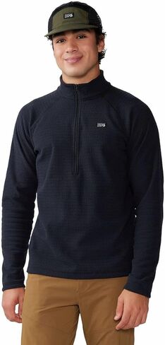 Mountain Hardwear Summit Grid ™ 1/2 Zip Glacial/Black LG in Kuwait