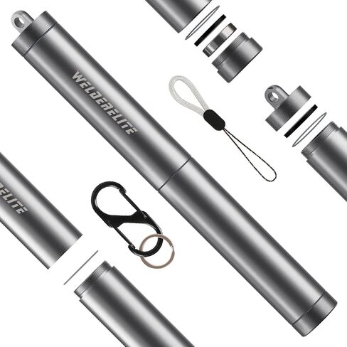 أنبوب التخزين الأحمر لدليل Tig Tungsten - مخصص لتناسب قضبان تنغستن لحام WT20 (لم يتم تضمين أقطاب التنغستن) 1 حزمة in Kuwait