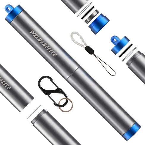 أنبوب التخزين الأحمر لدليل Tig Tungsten - مخصص لتناسب قضبان تنغستن لحام WT20 (لم يتم تضمين أقطاب التنغستن) 1 حزمة in Kuwait