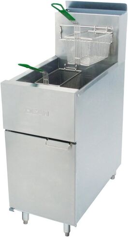 Frymaster Dean SR142G Super Runner Natural Gas Floor Fryer 43 lb in Kuwait