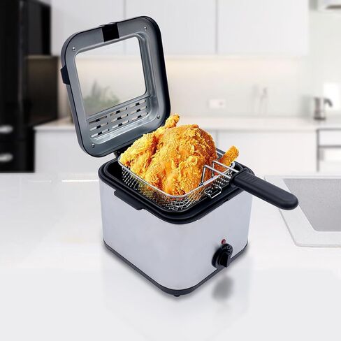 Mini Deep Fryer French Fries Machine, Household Fryer Multi-function Fryer 2.5L in Saudi Arabia